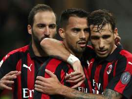 Milan a fait un bond. Goal