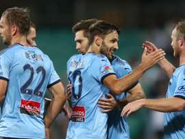 Sydney defeated Melbourne Victory with a late goal. GOAL