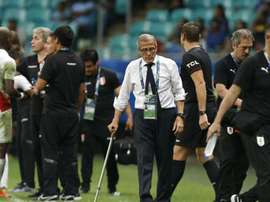 Tabarez has taken responsability for the quarter final exit. GOAL