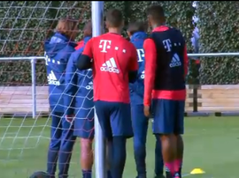 Une petite frayeur pour Corentin Tolisso. AFP
