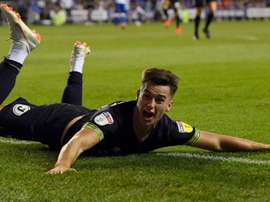 Lawrence won the game late on. GOAL