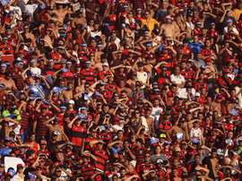 Torcida do Fla transforma Ninho em Maraca antes de final. Goal