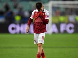 Lucas Torreira with his Europa League runners up medal. GOAL