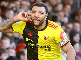Troy Deeney scored in Watford's comfortable 0-3 win over Bournemouth. GOAL