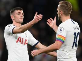 Troy Parrott's new Tottenham contract runs until 2023. GOAL