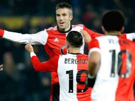 Robin van Persie scores first goal since Feyenoord return. Goal
