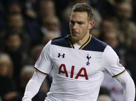 Vincent Janssen dans un match de Premier League avec Tottenham Hotspur. Goal