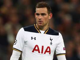 Vincent Janssen dans un match de Premier League avec Tottenham. AFP