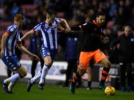 Vincent Sasso sous le maillot de Sheffield Wednesday. Goal