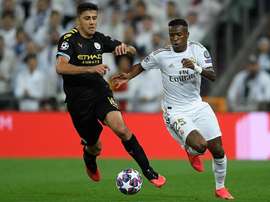 Vinicius foi um dos destaques do Real Madrid na partida contra o City. Goal