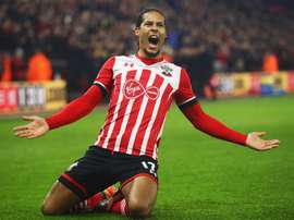 Virgil Van Dijk Southampton Tottenham Hotspur Premier League 28122016