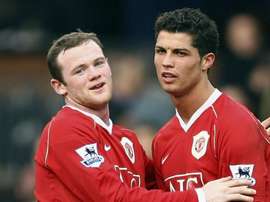 Wayne Rooney Cristiano Ronaldo Manchester United 2006-07.
