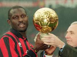 Ballon d'Or winner George Weah played for Liberia at the age of 51. GOAL