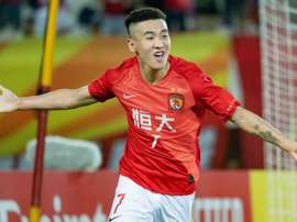 Wei Shihao scored for Guangzhou in their 2-1 win. GOAL