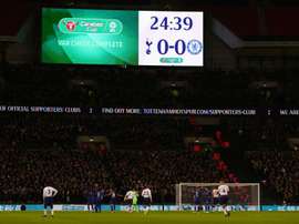 Arrest at Tottenham-Chelsea tie. Goal