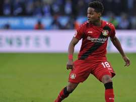 Wendell comemora vitória do Leverkusen na Europa League