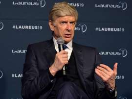 Wenger spoke after his Lifetime Achievement award. GOAL