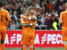 Sneijder a joué son dernier match avec les Pays-Bas. Goal