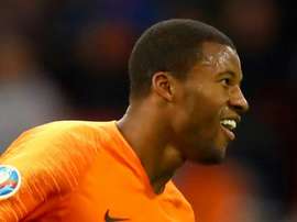 Hat-trick hero Wijnaldum 'so happy', says Netherlands boss Koeman. AFP