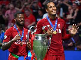 Champions League winners Van Dijk