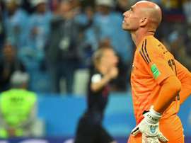 Caballero quebra silêncio e fala após falha bizarra. Goal