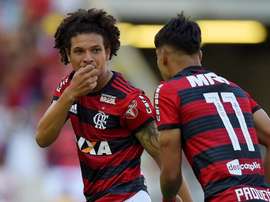 Willian Arao Lucas Paqueta Flamengo Atletico-MG Brasileirao Serie A. Goal
