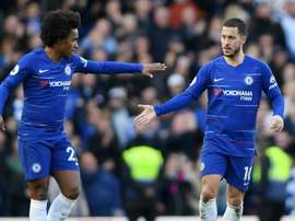 Willian would be sad to see Hazard leave Chelsea. Goal