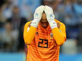 Caballero gifted Croatia their opener. GOAL