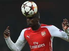 Yaya Sanogo, lors d'un match de Premier League avec Arsenal. AFP