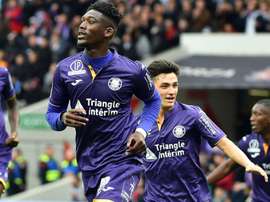 Yaya Sanogo a défendu son bilan à Toulouse. GOAL