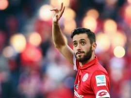 Yunus Malli lors d'un match de Premier League avec Mainz. Goal
