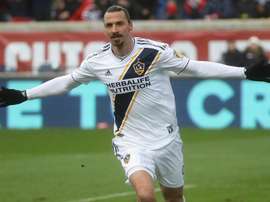 Ibrahimovic scored his third goal for Galaxy. GOAL