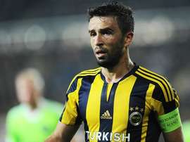 Gökhan Gönül, durante un partido con el Fenerbahçe. Fenerbahce