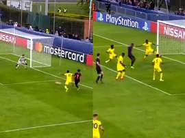 L'UEFA publie à son tour des buts de Fati. Captures/UEFA