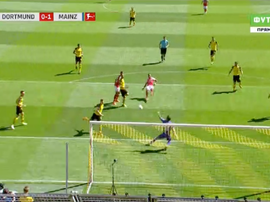 Là quand il le faut. Capture/Bundesliga
