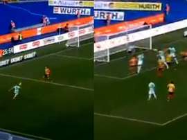 Premier but pour Bastoni avec l'Inter... trois minutes après son entrée en jeu. Capture/DAZN