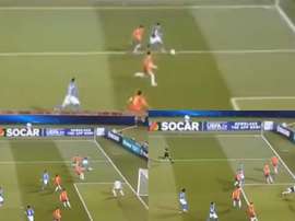 Chiesa marcó un golazo frente a España. Capturas/Cuatro