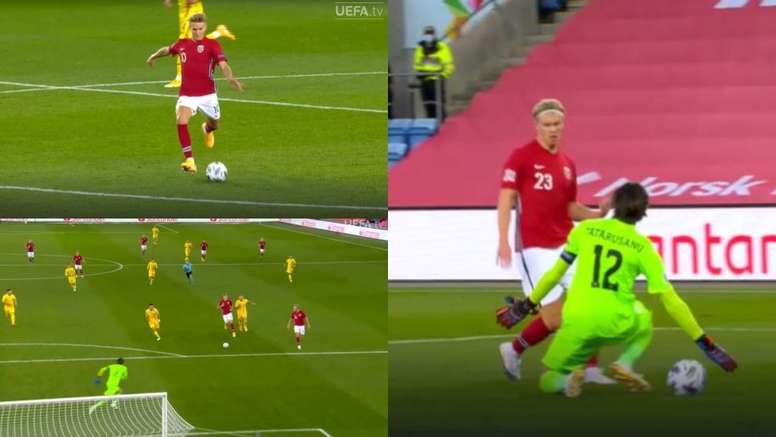 Norway Hit The Front Thanks To Odegaard And Haaland Besoccer