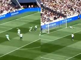 Lucas Moura fusille l'Inter Milan à la 3e minute de jeu. Capturas/PremierSports