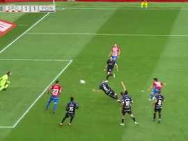 Manu García scored a great goal. Screenshot/LaLiga