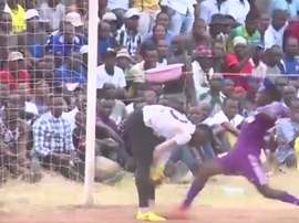 En Tanzania, el gol más pillo. Twitter