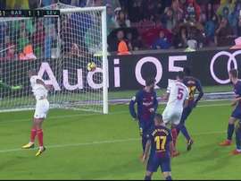 Pizarro a égalisé, libre de tout marquage. Capture/SkySports