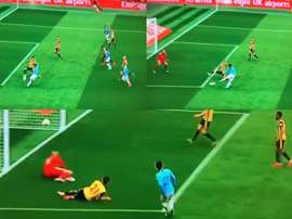 David Silva abriu o marcador para o City. Capturas