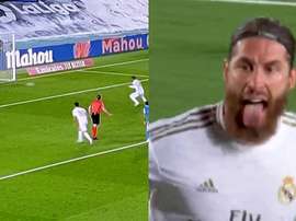 Sergio Ramos délivre le Real Madrid sans trembler sur penalty. Capture/Movistar