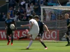 El 'show' de Vela: tres goles y una asistencia para un 0-5. Captura/LAFC