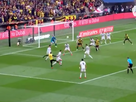 'Show' de Deulofeu: dos golazos para poner por delante al Watford. Captura/Twitter/EmiratesFACup
