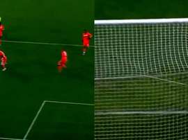 Le beau but de Dybala. Captures/DAZN