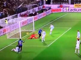 Ilicic put Atalanta ahead with a stunner. Captura/Movistar+