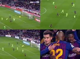 Dembélé continue de marquer. captures/GOL