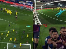 Les buts des deux sauveurs. Capture/BEin